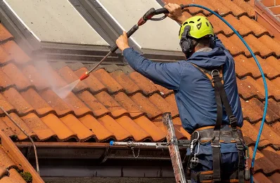 Démoussage et hydrofuge de toiture à Uzeste